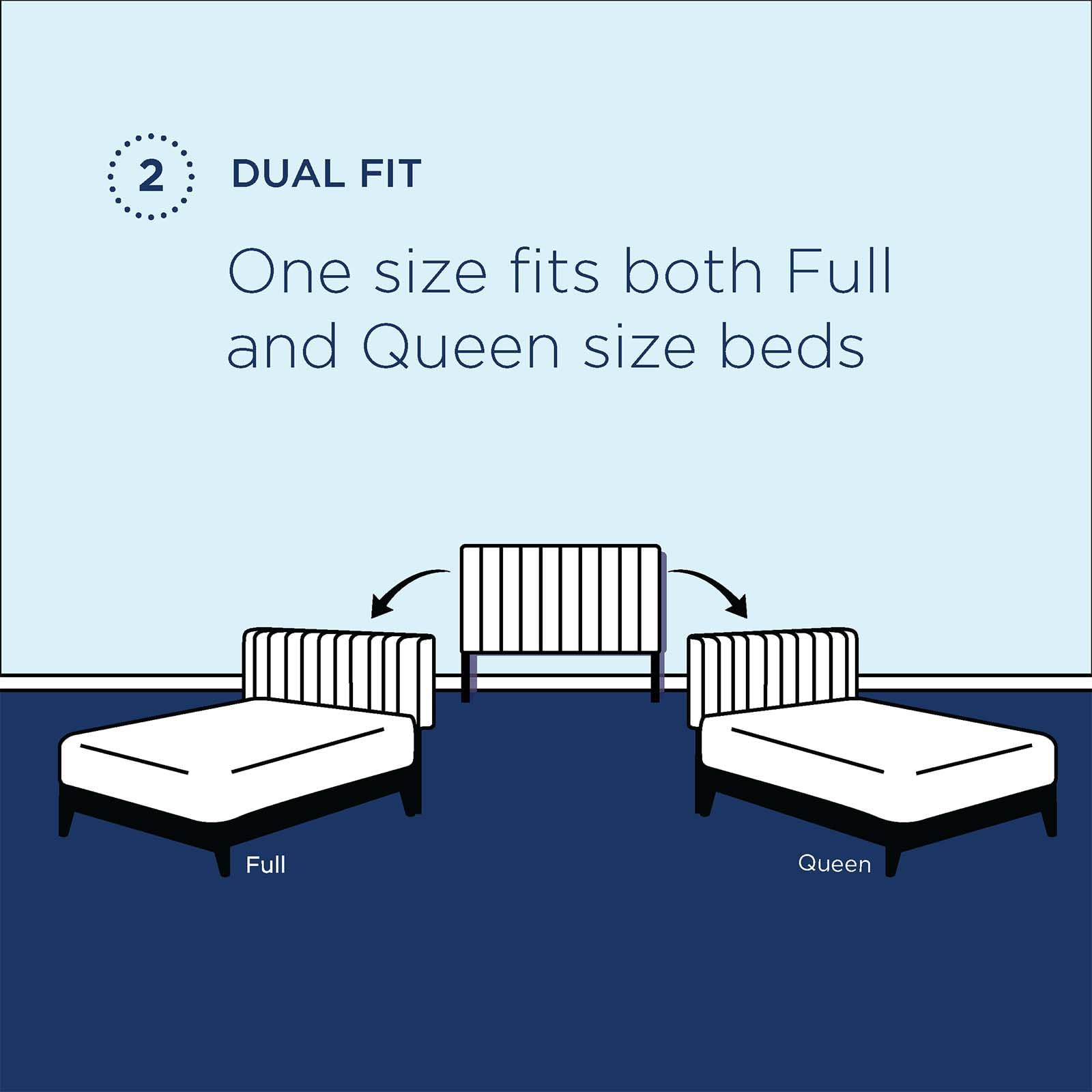 Bed | CasaFoyer Angela Tufted Diamond Lattice Performance Velvet Full/Queen Headboard | Stain-Resistant Upholstery | Adjustable Height | Charcoal | casafoyer.myshopify.com