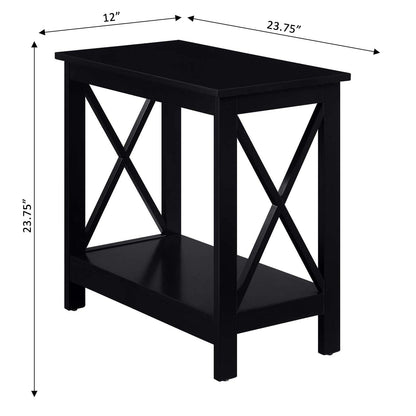 TABLE | Ergode Oxford Chairside End Table with Shelf | Classic & Versatile | Ample Storage | Durable MDF | Easy Assembly | Perfect for Family or Living Room | Explore Ergode Oxford Collection | casafoyer.myshopify.com
