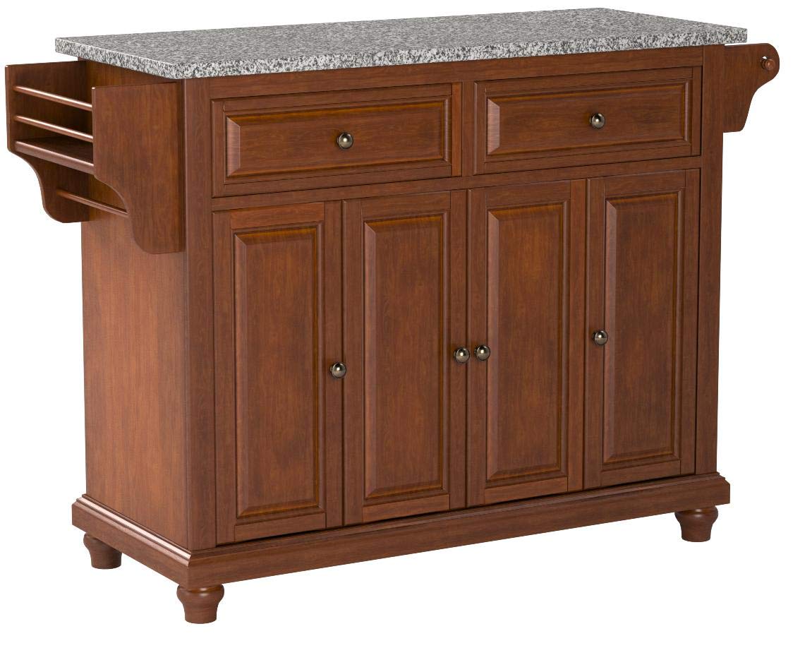 Kitchen Storage | Solid Hardwood Kitchen Island | Elegant Raised Panel Doors | Ample Storage | Classic Cherry Finish | casafoyer.myshopify.com