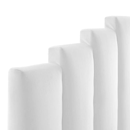 headboards | CasaFoyer Noelle Performance Velvet King/California King Headboard | Opulent Art Deco Style | Stain-Resistant Fabric | Adjustable Height | Cozy Foam Padding | casafoyer.myshopify.com