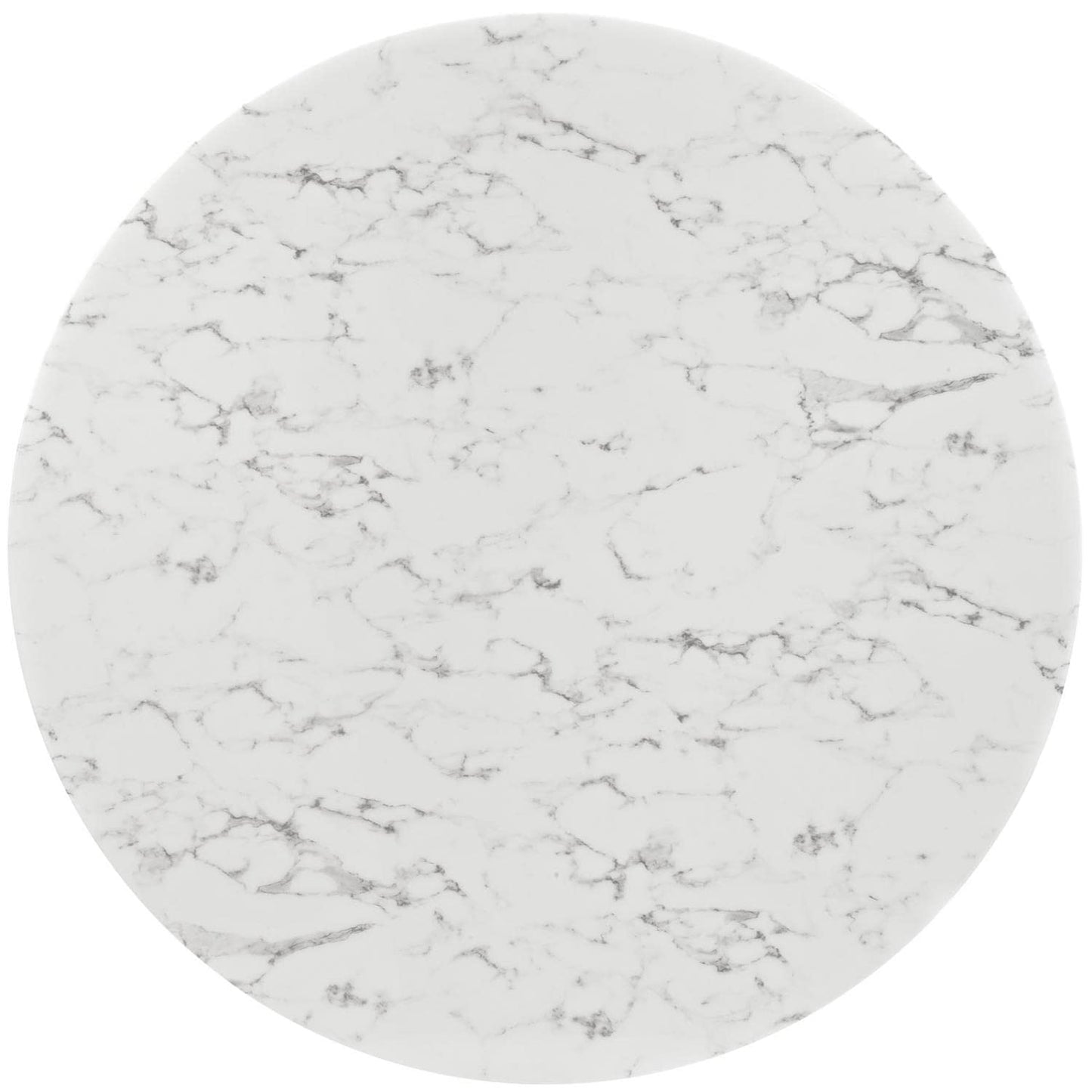 patio dining tables | CasaFoyer Lippa 60 Round Marble Dining Table | Timeless Modern Design | Scratch-Resistant Top | Lacquered Metal Legs | White | casafoyer.myshopify.com
