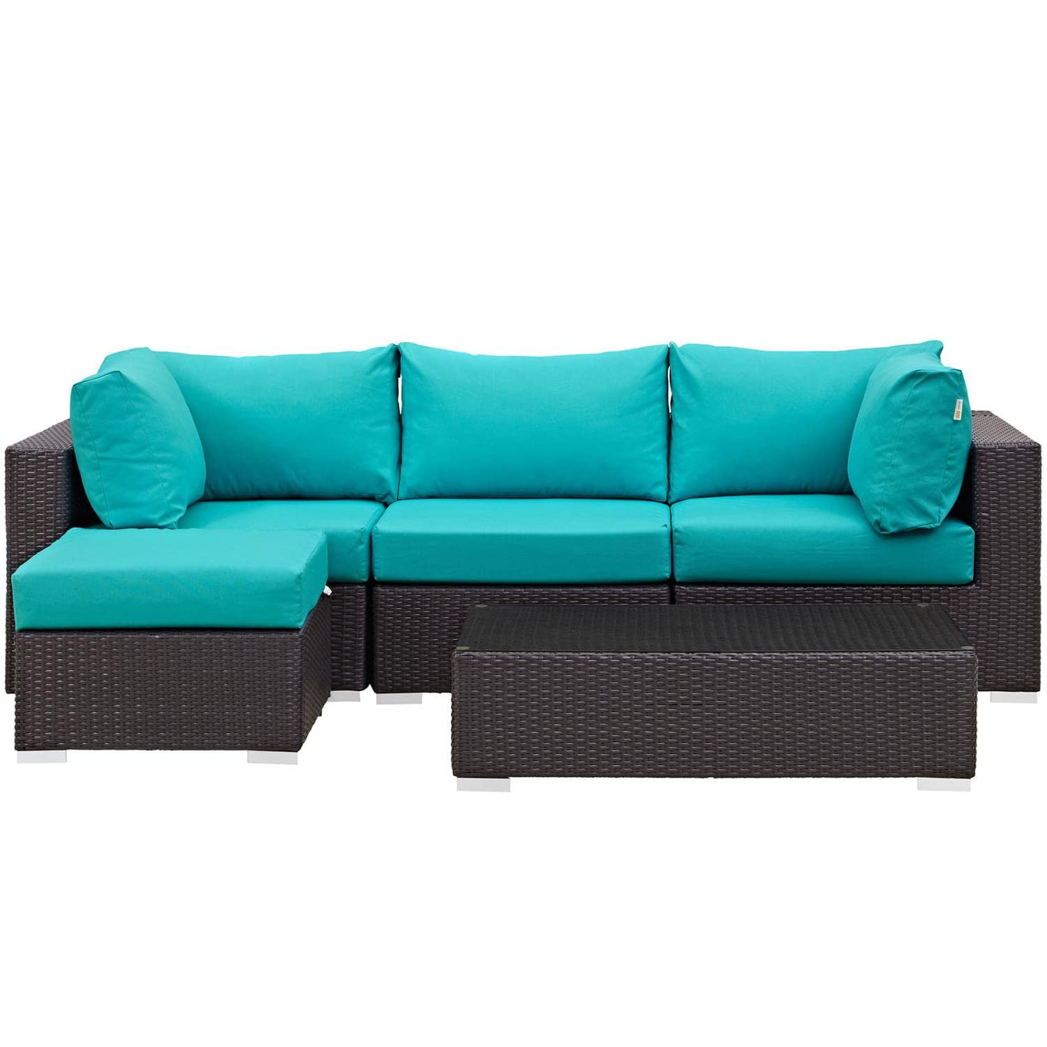 kitchen and dining room sets | CasaFoyer Convene Outdoor Sectional Set | Durable Rattan Weave | Weather-Resistant Cushions | Versatile & Spacious Patio Furniture | casafoyer.myshopify.com