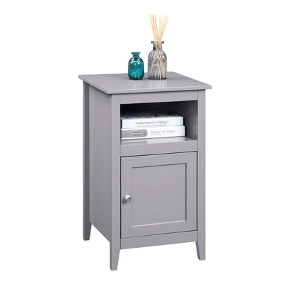 CABINET | Elegant Designs2Go Storage Cabinet End Table with Shelf | Transitional Design | Ample Surface Area | Easy Access to Entertainment Essentials | Durable MDF | Ergode | casafoyer.myshopify.com