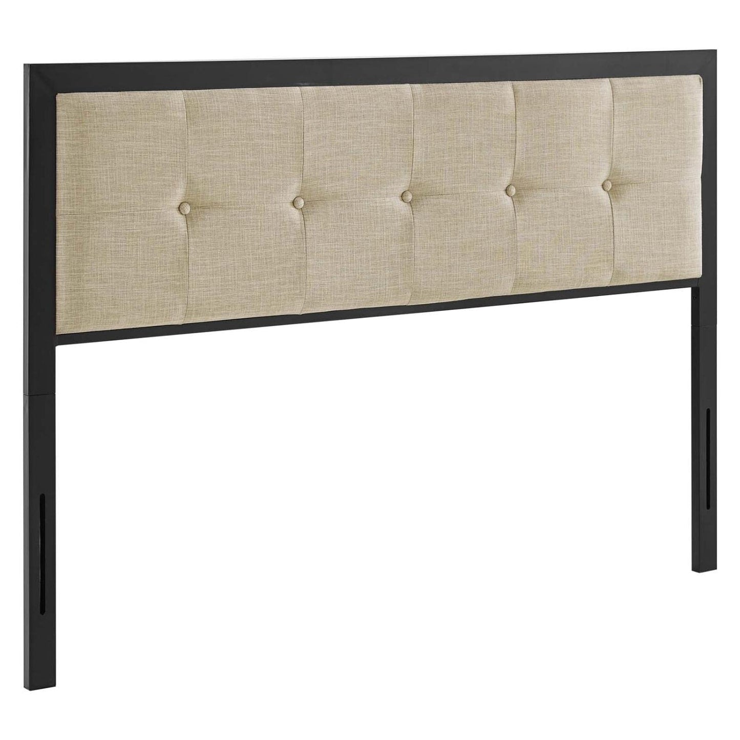 Bed | CasaFoyer Teagan Tufted Fabric Full Headboard | Contemporary Elegance with Vintage Allure | Plush Texture, Timeless Tufted Buttons | Soft Fabric, Dense Foam Cushioning | Durable Metal Frame | Compatible with Full Size Bed Frames | Includes 1 Headboard | casafoyer.myshopify.com
