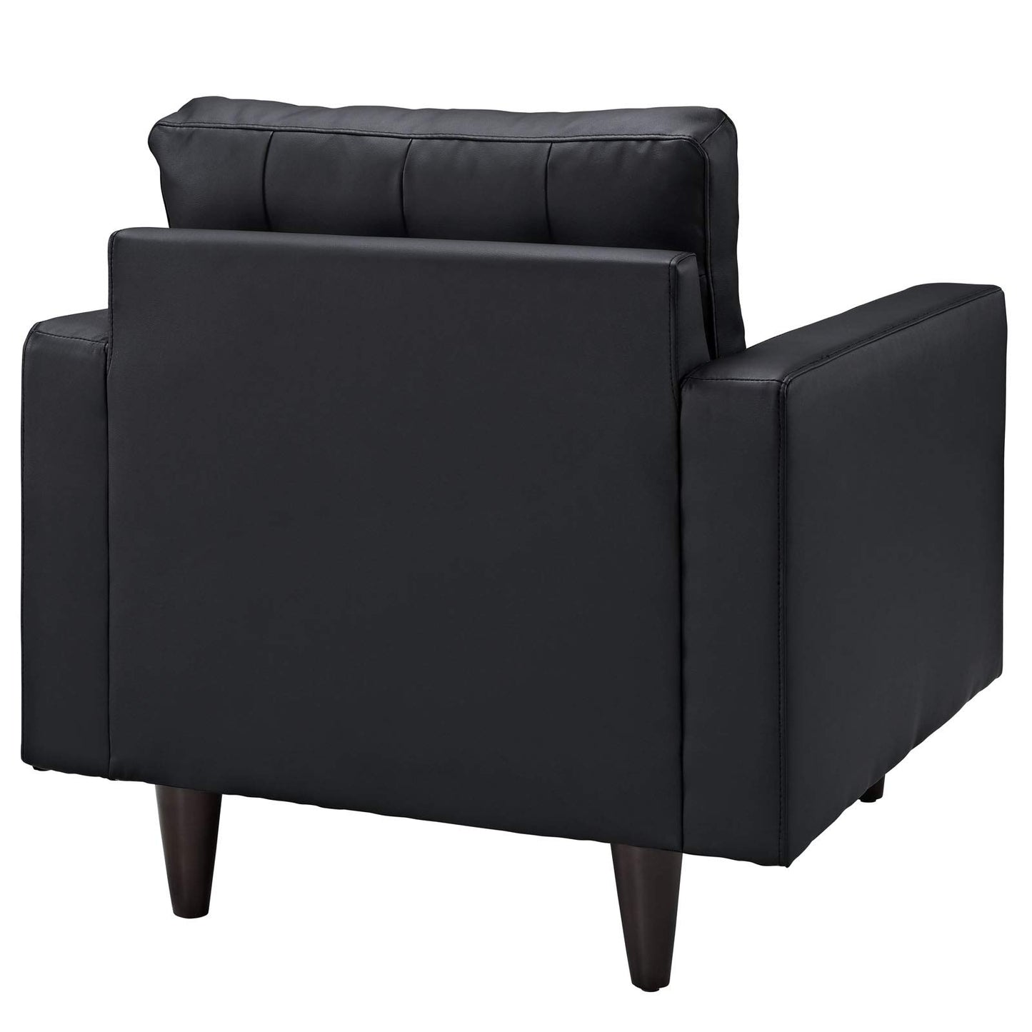 home office desk chairs | CasaFoyer Empress Exquisite Design Tufted Armchair | Luxurious Cushions | Elegant Armrests | Solid Wood Legs | Bonded Leather Upholstery | Includes 1 Armchair | casafoyer.myshopify.com