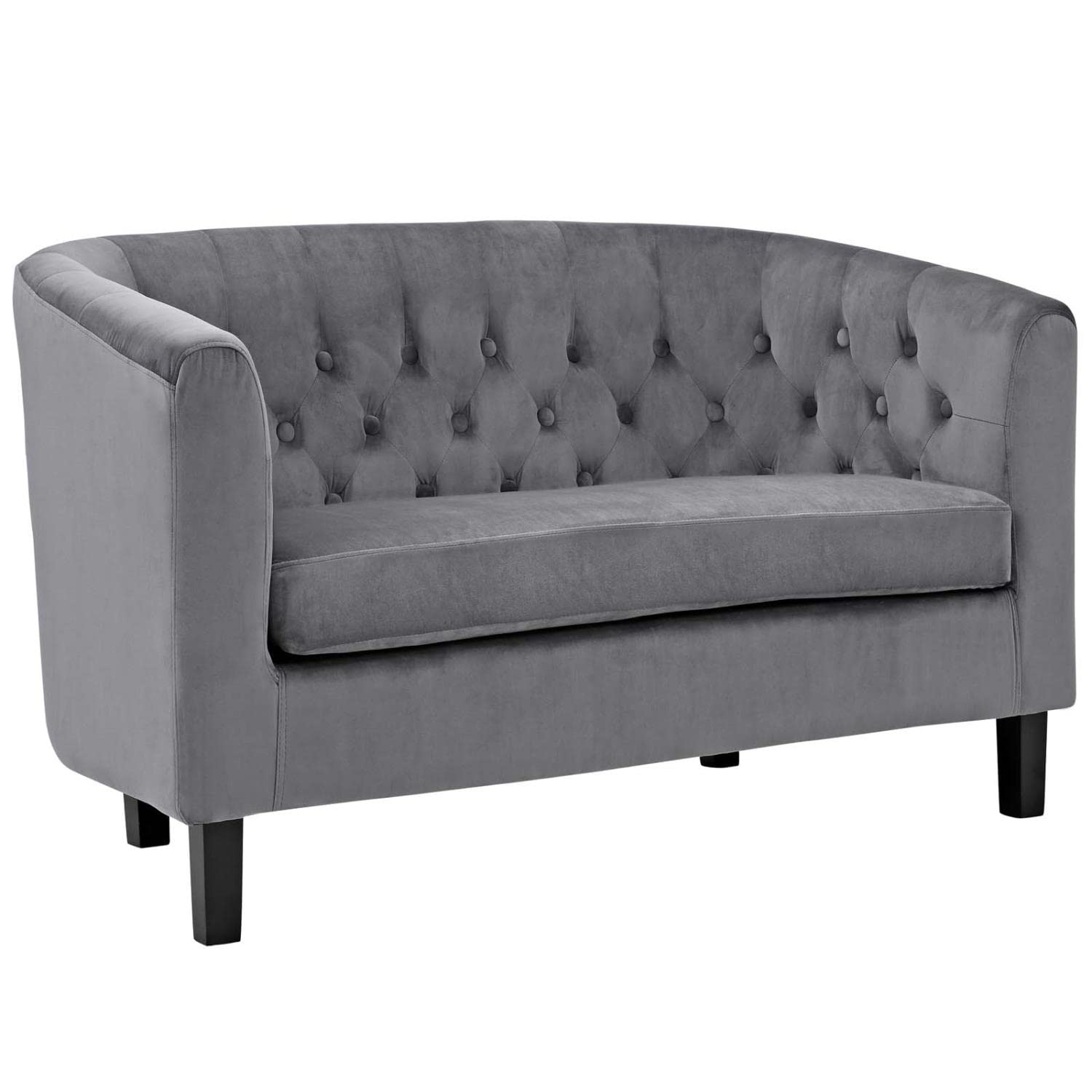 kitchen and dining room sets | CasaFoyer Prospect Button Tufted Performance Velvet Sofa Furniture Set | Luxurious Chesterfield Design | Plush Foam Padding | Stain-Resistant Upholstery | Durable Wood Frame | Espresso Stained Legs | Includes Armchair & Loveseat | casafoyer.myshopify.com