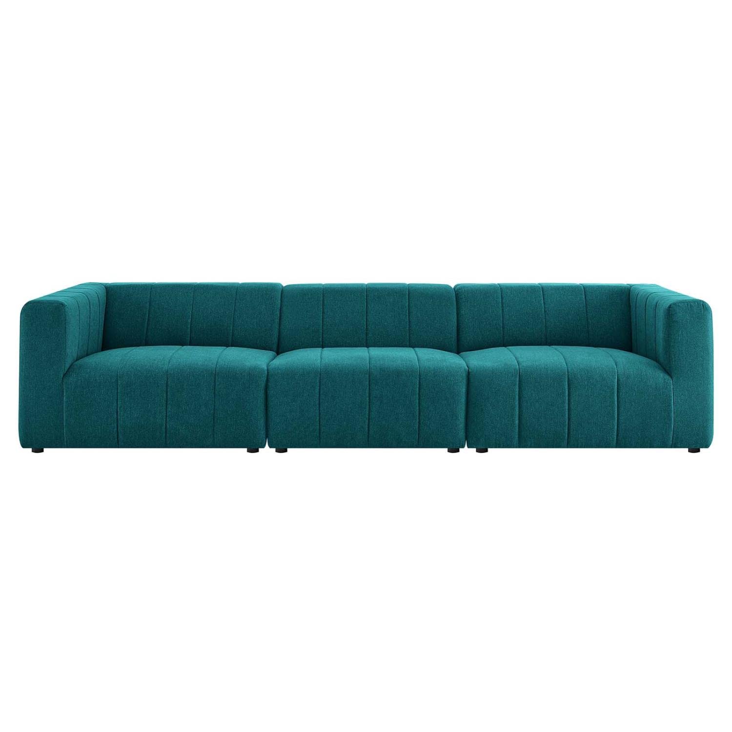 kitchen and dining room sets | CasaFoyer Bartlett Upholstered Fabric Sofa | Retro Modern Design | Dense Foam Padding | Solid Wood Frame | Teal | casafoyer.myshopify.com