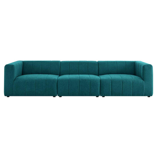 kitchen and dining room sets | CasaFoyer Bartlett Upholstered Fabric Sofa | Retro Modern Design | Dense Foam Padding | Solid Wood Frame | Teal | casafoyer.myshopify.com