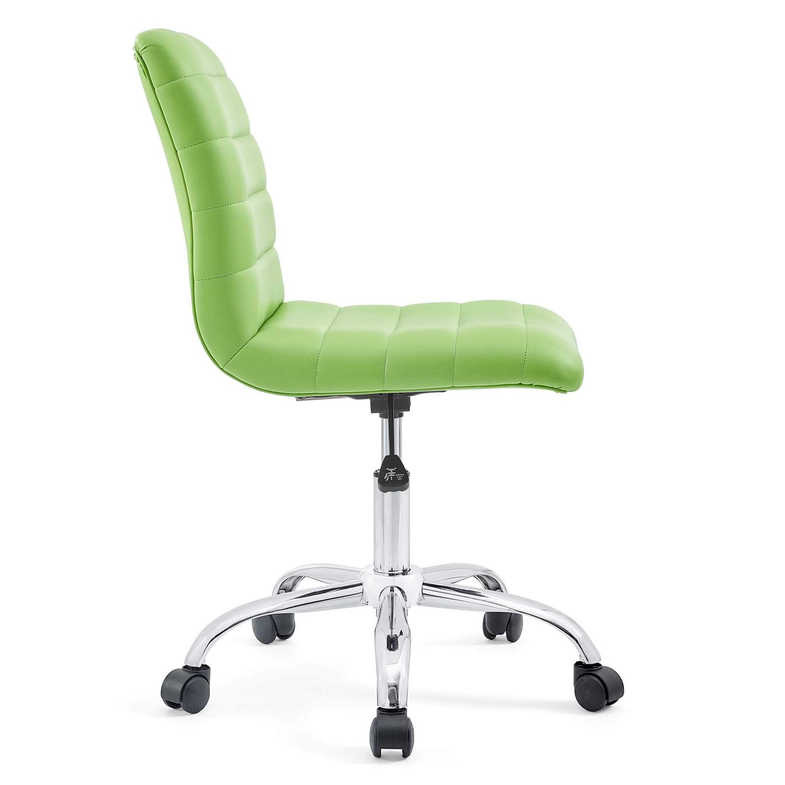 home office desk chairs | CasaFoyer Ripple Mid Back Office Chair | Resilient Design | Adjustable Height | Chrome Frame | Dual-Wheel Casters | Ideal for Conference Rooms & Workstations | casafoyer.myshopify.com
