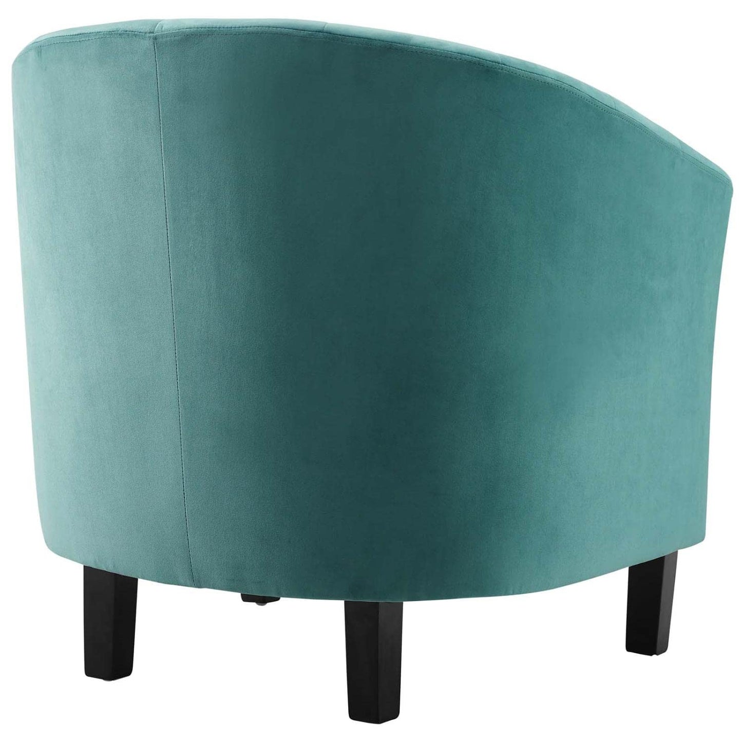 home office desk chairs | CasaFoyer Prospect Performance Velvet Armchair Set of 2 | Stain-Resistant | Channel Tufted | Retro Modern Design | Teal | casafoyer.myshopify.com