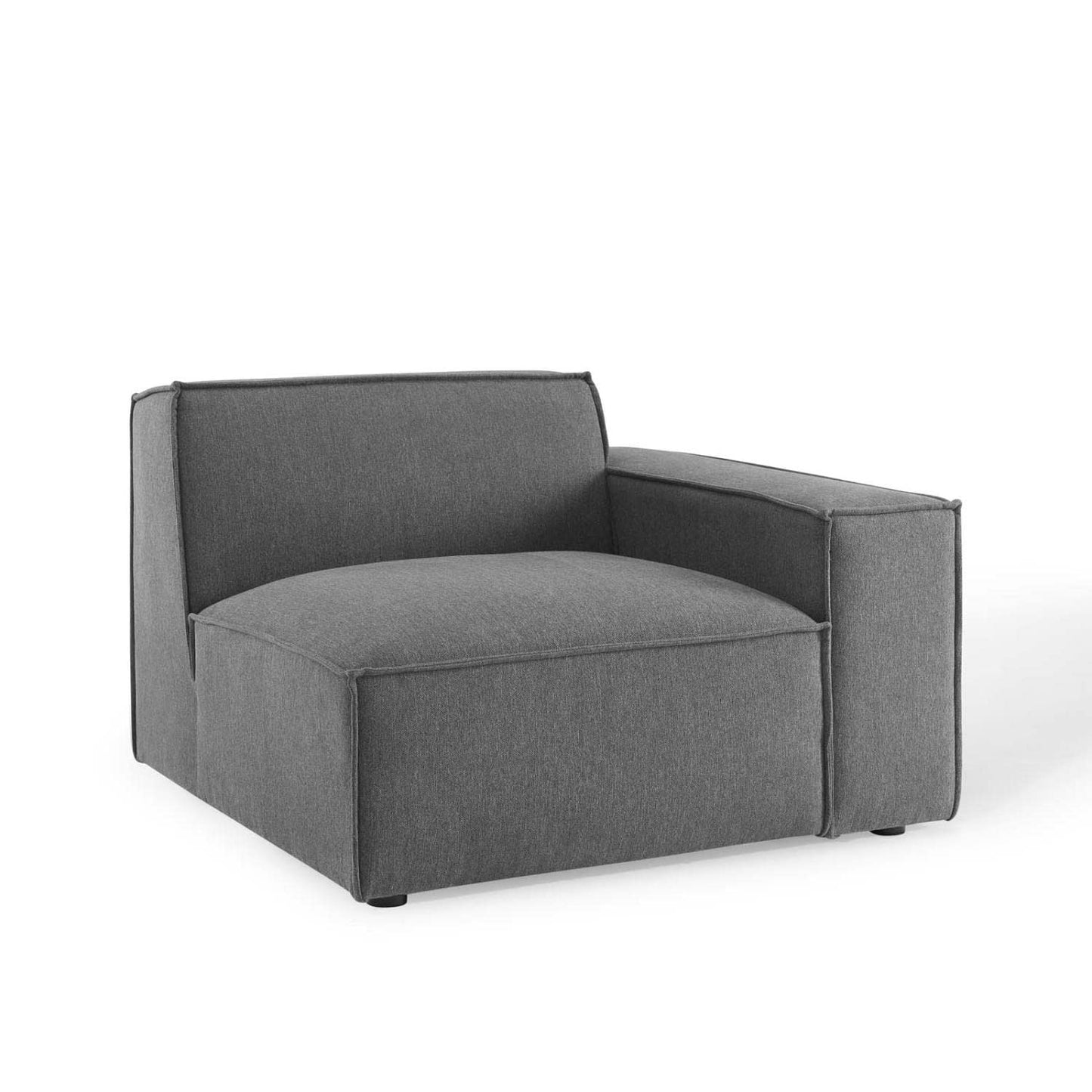 kitchen and dining room sets | CasaFoyer Restore Upholstered Fabric 5-Piece Sectional Sofa | Luxurious | Comfortable | Durable | Charcoal | casafoyer.myshopify.com