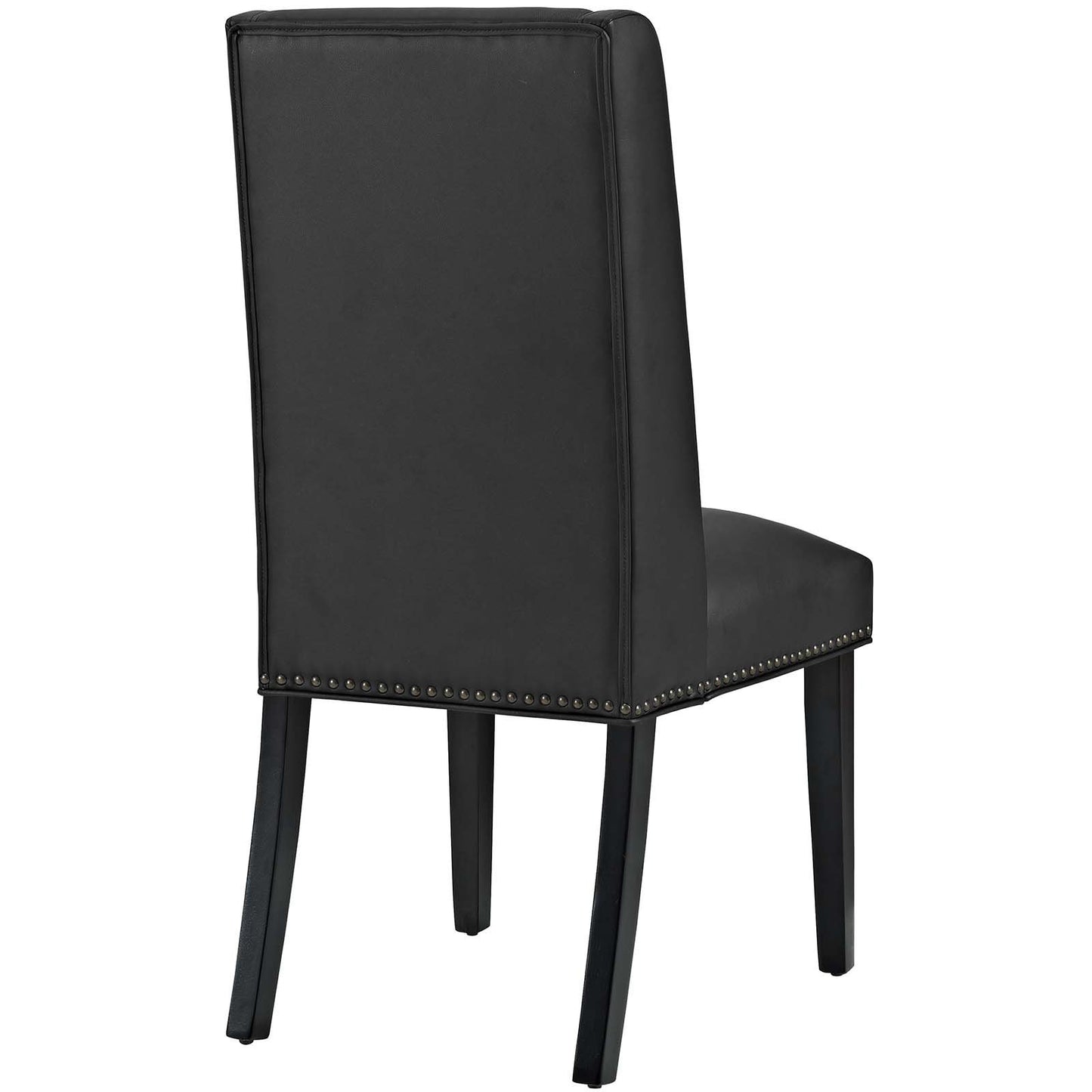 home office desk chairs | CasaFoyer Baron Dining Chair | Opulent Heritage Design | Antique Copper Nailhead Trim | Premium Vinyl Upholstery | Sturdy Wooden Frame | Non-Marking Foot Glides | casafoyer.myshopify.com