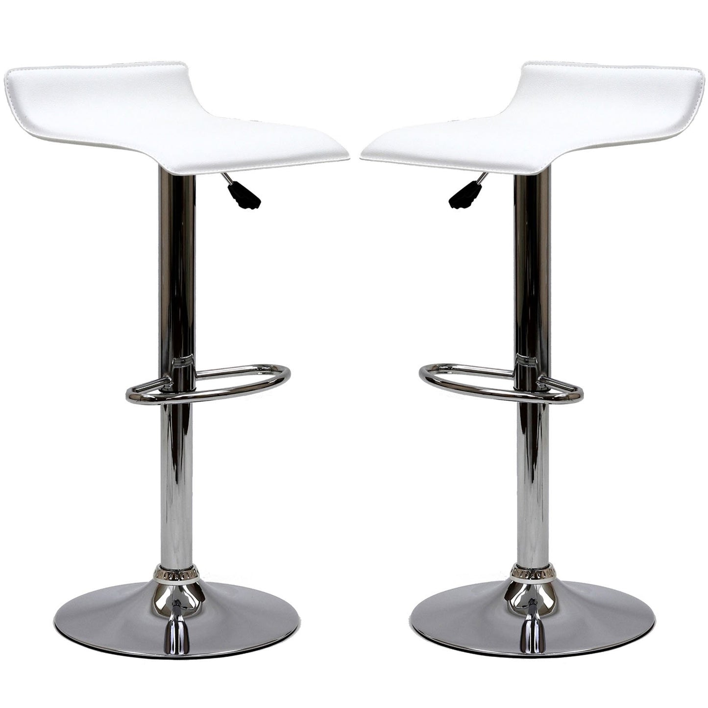 barstools | CasaFoyer Gloria Bar Stool Set of 2 | Elegant Seating for Home Bar or Kitchen Counter | Genuine Style | White | casafoyer.myshopify.com