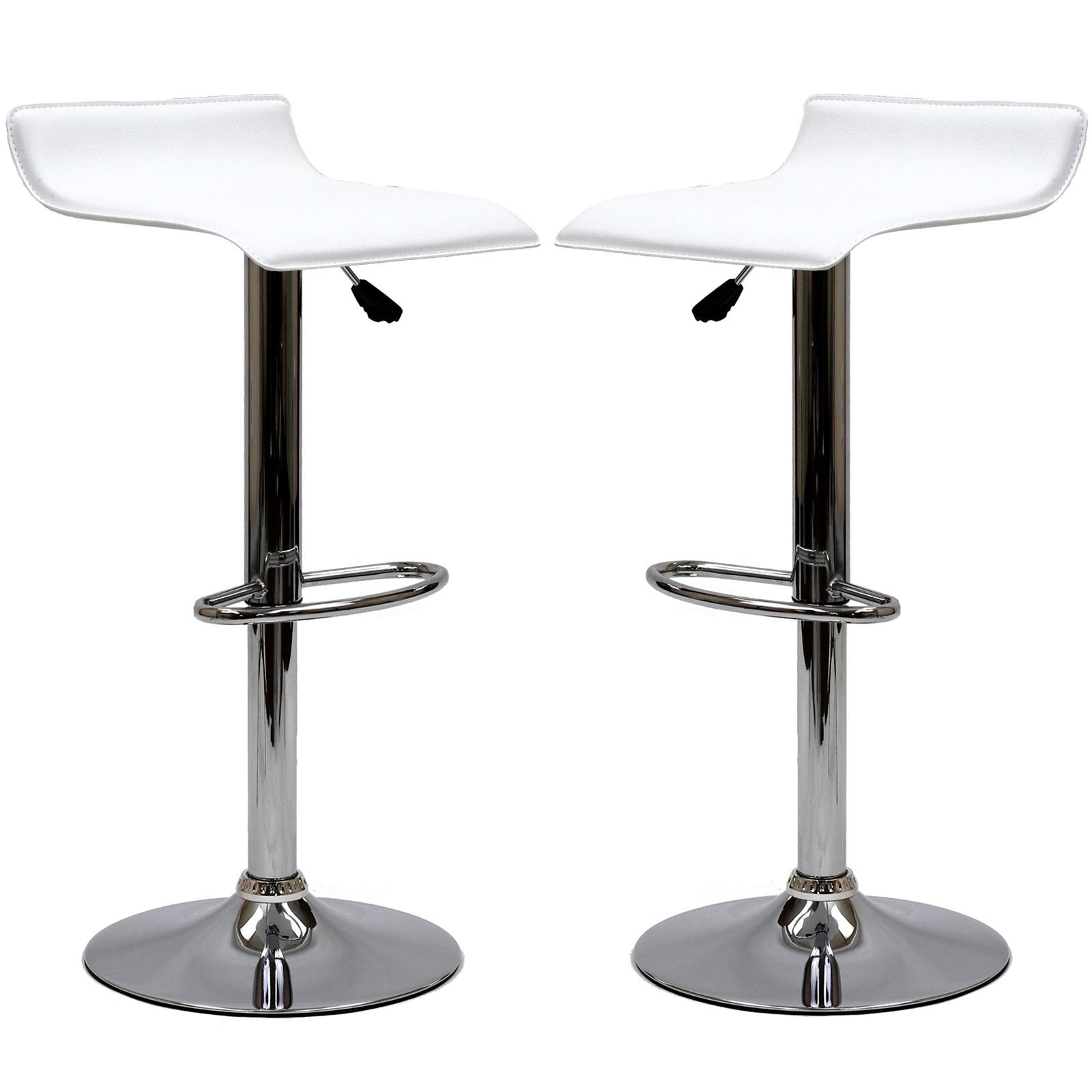 barstools | CasaFoyer Gloria Bar Stool Set of 2 | Elegant Seating for Home Bar or Kitchen Counter | Genuine Style | White | casafoyer.myshopify.com