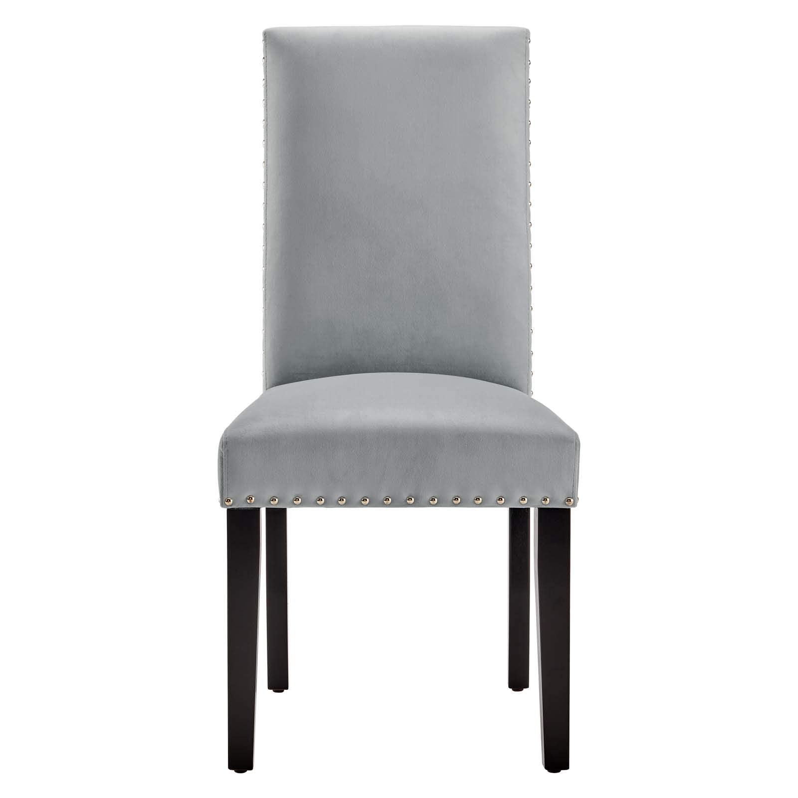 home office desk chairs | CasaFoyer Parcel Upholstered Performance Velvet Dining Side Chairs | Vintage Modern Design | Stain-Resistant | Nailhead Trim | Dense Foam Padding | Solid Rubberwood Legs | 285 lbs Weight Capacity | Easy Assembly | casafoyer.myshopify.com