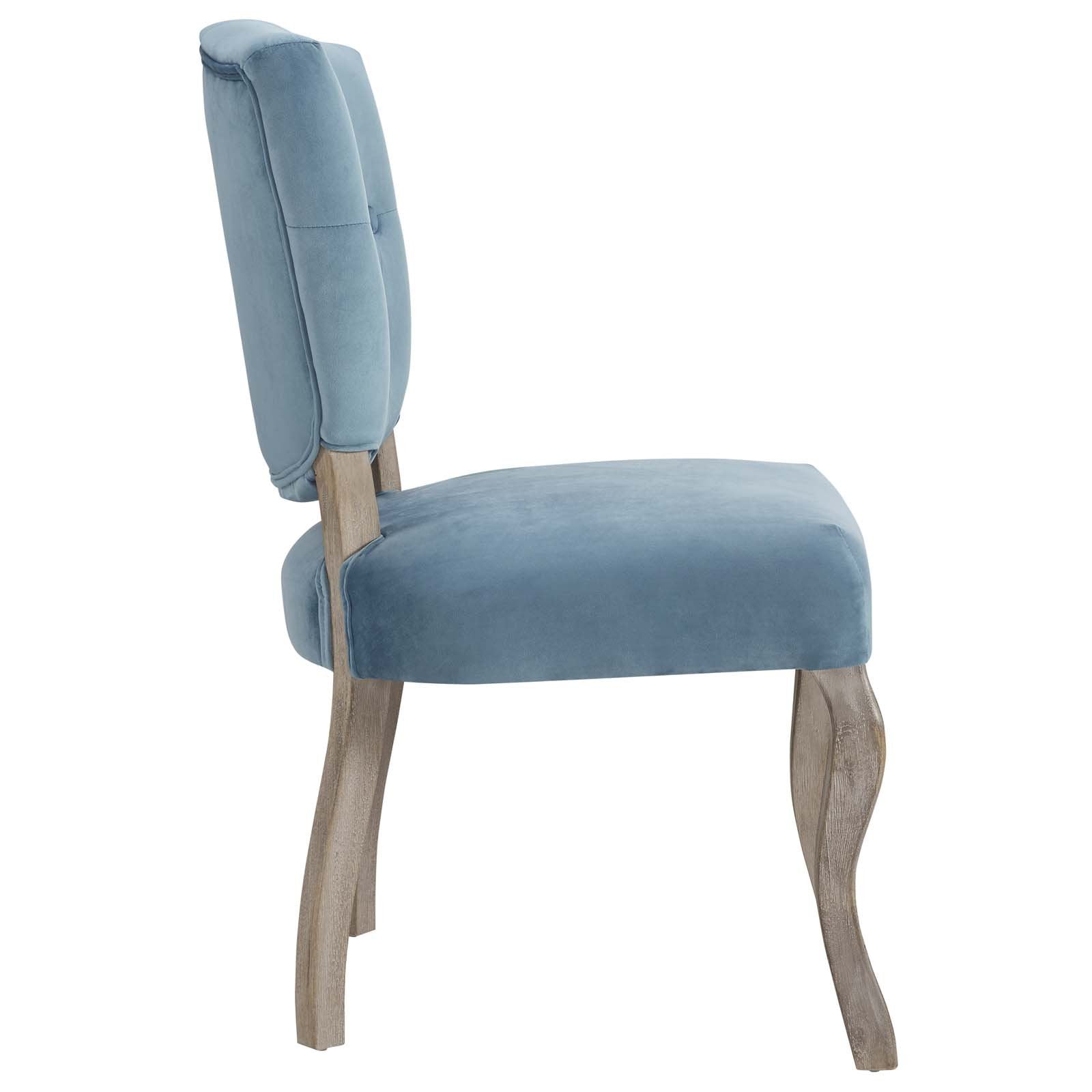 home office desk chairs | CasaFoyer Array Vintage French Dining Side Chair | Serene Atmosphere | Weathered Wood Legs | Button Tufted Shield Back | Performance Velvet Upholstery | Fully Assembled | casafoyer.myshopify.com