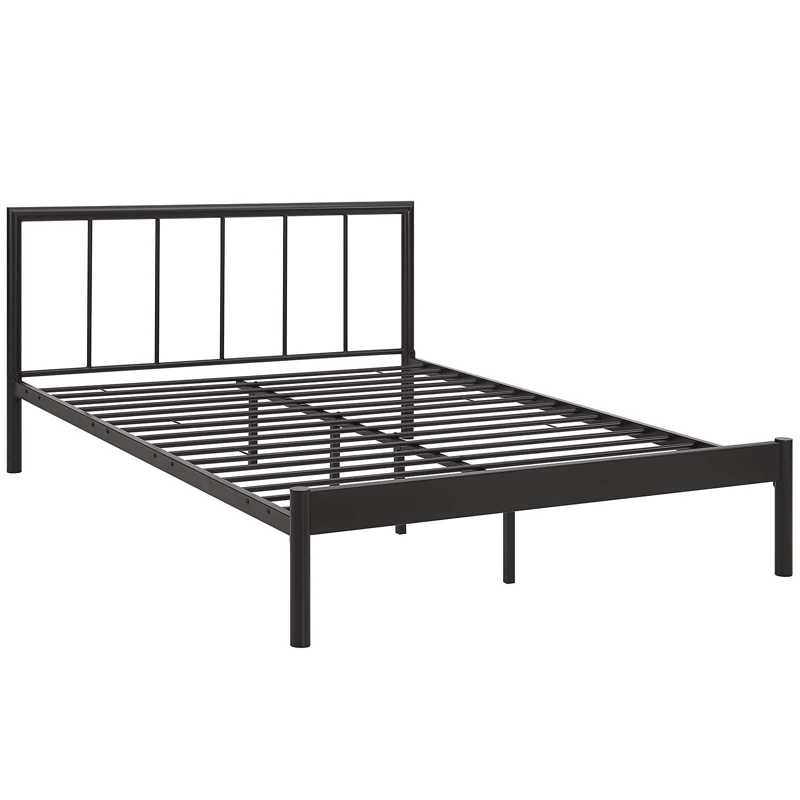 Bed | CasaFoyer Gwen Full Platform Bed | Modern Design | No Box Spring Needed | Supports Memory Foam, Spring, Latex, Hybrid Mattresses | Sturdy Reinforced Center Beam | Non-Marking Foot Caps | 1323 lb Weight Capacity | casafoyer.myshopify.com