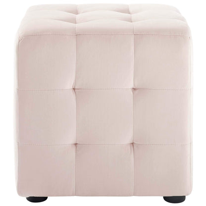 ottomans | CasaFoyer Contour Performance Velvet Ottoman | Button Tufted Cube Design | Stain-Resistant Fabric | Sturdy Frame | 441lb Capacity | Fully Assembled | casafoyer.myshopify.com