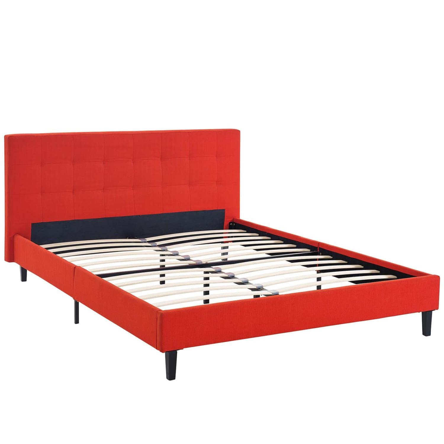 bed frames | CasaFoyer Linnea Platform Bed | Elegant Upholstered Full Bed Frame | Tufted Headboard | Solid Wood Legs | Slatted Support System | Fits Memory Foam, Spring, Latex, Hybrid Mattresses | Chic-Luxe Bedroom Update | Weight Capacity 1300 lbs | casafoyer.myshopify.com