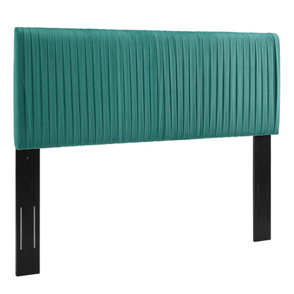 headboards | CasaFoyer Eloise Channel Tufted Performance Velvet Twin Headboard | Vintage Modern Elegance | Glamorous Deco Style | Adjustable Height | Stain-Resistant Upholstery | casafoyer.myshopify.com