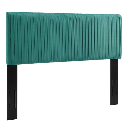 headboards | CasaFoyer Eloise Channel Tufted Performance Velvet Twin Headboard | Vintage Modern Elegance | Glamorous Deco Style | Adjustable Height | Stain-Resistant Upholstery | casafoyer.myshopify.com