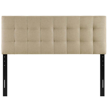 headboards | CasaFoyer  Lily King Upholstered Linen Fabric Tufted Headboard | Elegant Design | Durable Construction | Lightweight | Beige | casafoyer.myshopify.com
