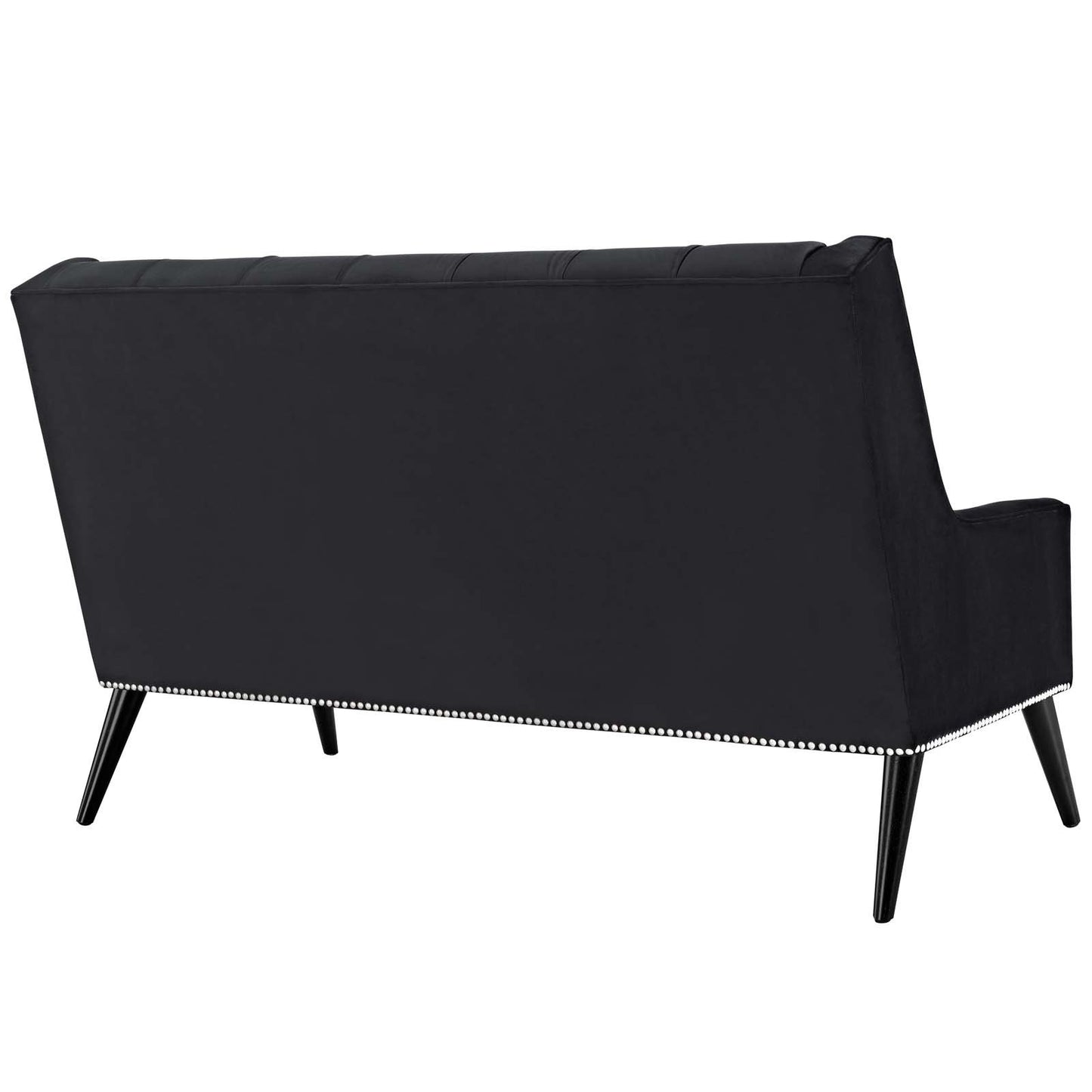 sofas | CasaFoyer Peruse Arm Performance Velvet Loveseat | Luxurious Tufted Buttons | Stain-Resistant Upholstery | Foam Padded | Solid Wood Legs | Antique Nailhead Detail | Ideal for Chic Modern Homes | casafoyer.myshopify.com
