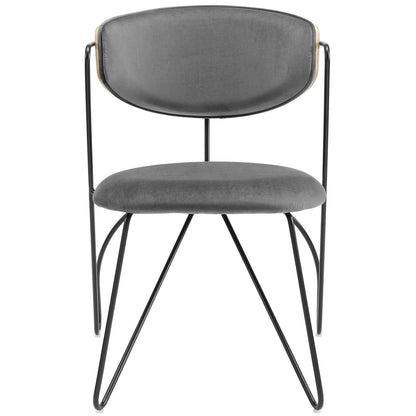 home office desk chairs | CasaFoyer Prevail Performance Velvet Mid-Century Dining Chair | Vintage Glamour | Ergonomic Design | Sturdy Black Metal Frame | Luxurious Seating Experience | casafoyer.myshopify.com