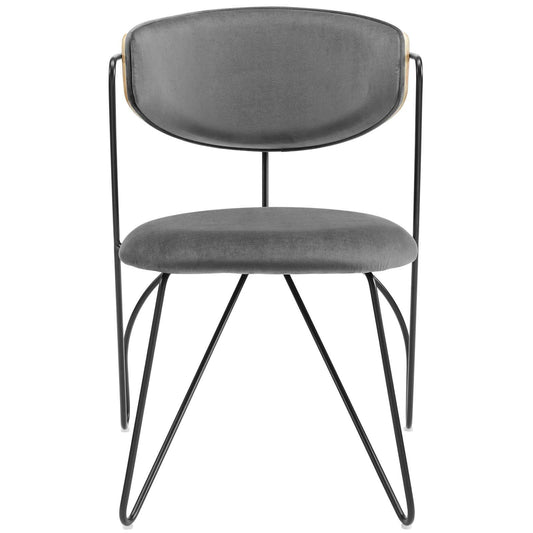 home office desk chairs | CasaFoyer Prevail Performance Velvet Mid-Century Dining Chair | Vintage Glamour | Ergonomic Design | Sturdy Black Metal Frame | Luxurious Seating Experience | casafoyer.myshopify.com