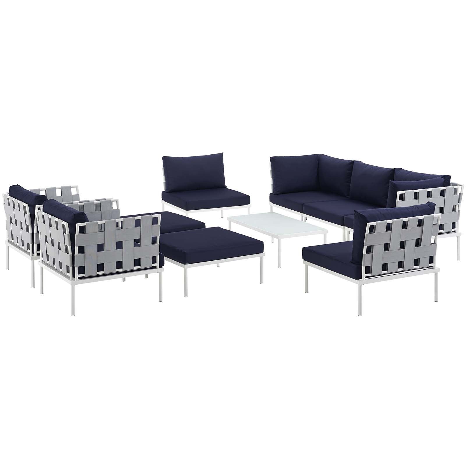 executive chairs | CasaFoyer Harmony Outdoor Patio Sectional Sofa Furniture Set | All-Weather Waterproof | Modern Design | Machine Washable Cushions | Tempered Glass Top Tables | casafoyer.myshopify.com