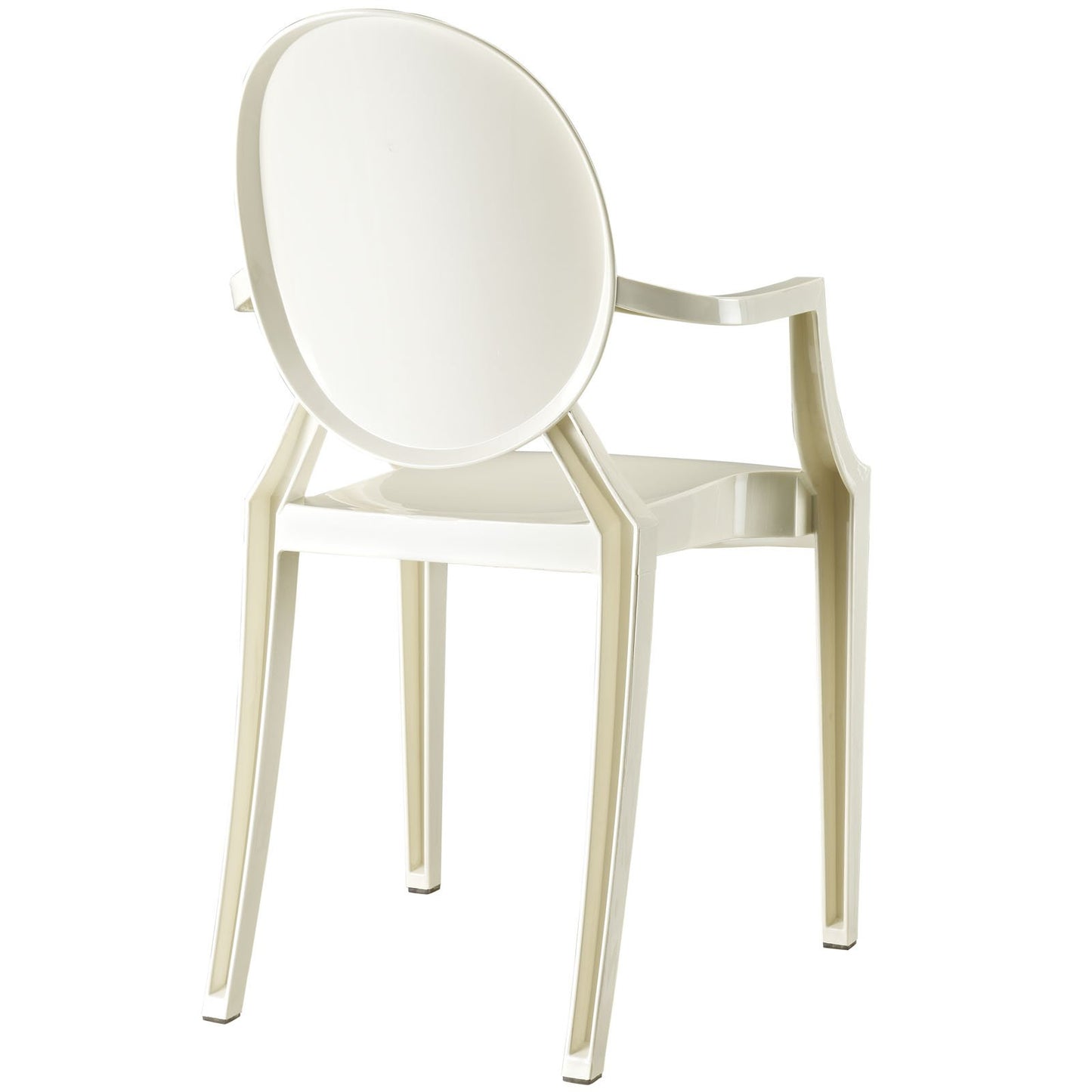 Chair | Casper Chair | Artistic & Elegant Dining Armchair - Indoor & Outdoor | White | casafoyer.myshopify.com