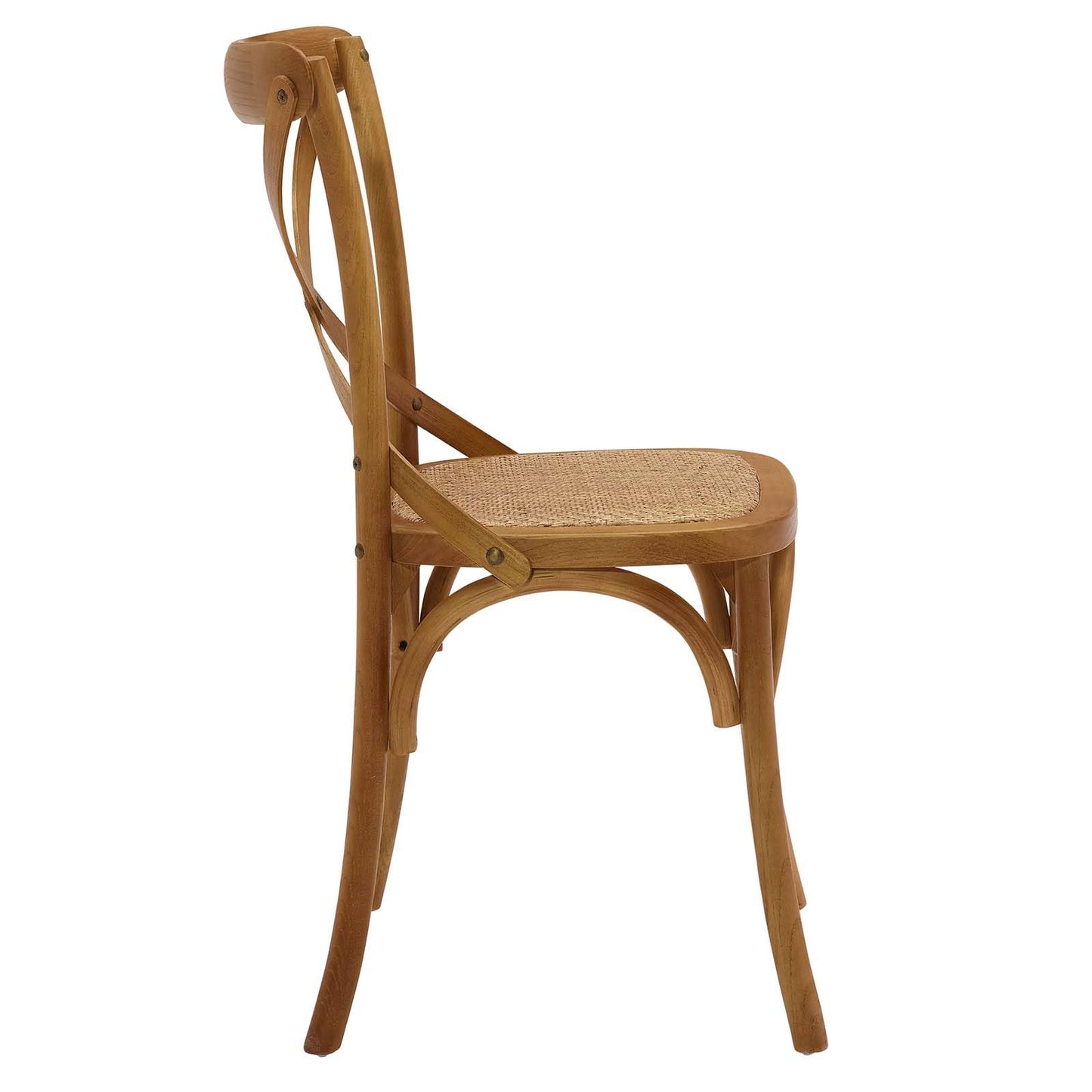 home office desk chairs | CasaFoyer Gear Dining Side Chair | Rustic Allure | Walnut | Nostalgic Charm | Open Wooden Backrest | Tapered Legs | Fully Assembled | Perfect for Country Cottages, Rustic Settings, or Urban Homes | casafoyer.myshopify.com