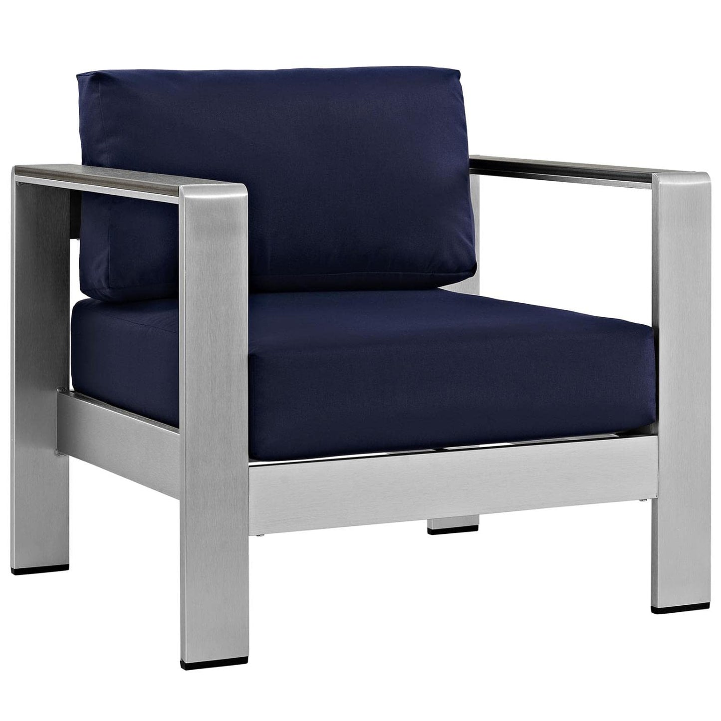 kitchen and dining room sets | CasaFoyer Shore Outdoor Patio Collection | Durable Aluminum Furniture Set with Sectional Sofa, Side Table, and Armchairs | casafoyer.myshopify.com
