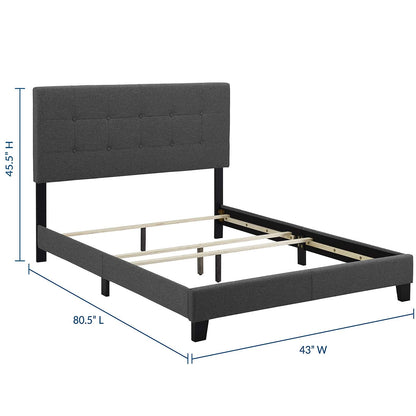 Bed | CasaFoyer Amira Twin Bed | Cozy & Stylish Sleeping Space | Chic Design | Button-Tufted Headboard | Sturdy Wood Frame & Legs | Fits Various Mattresses | Kid's Bedroom or Guest Suite | Box Spring Required | 800 lbs Weight Capacity | casafoyer.myshopify.com