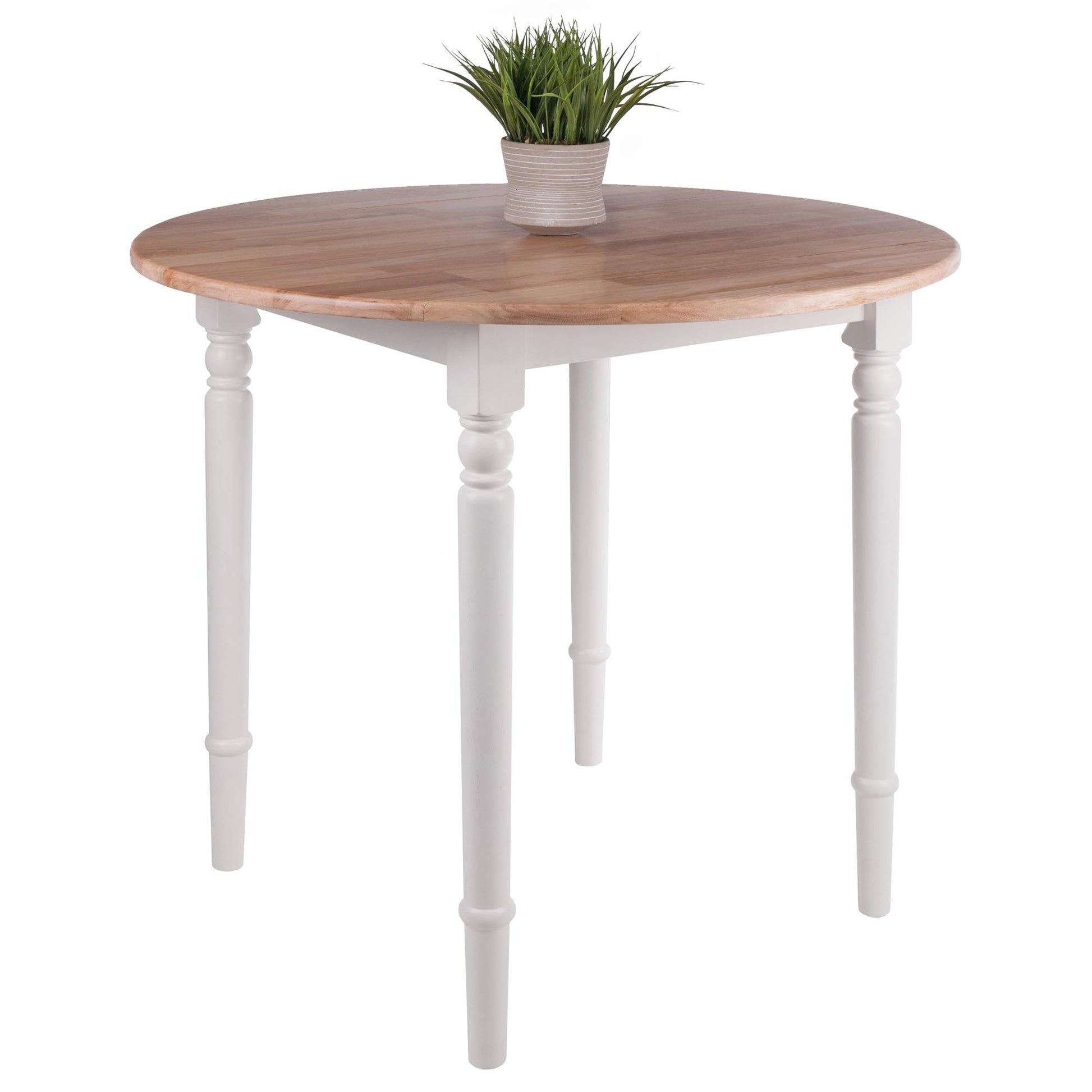 childrens table and chair sets | CasaFoyer  Wood Sorella 5-Piece Dining Set | Drop Leaf Table & 4 Windsor Chairs | Classic Design | White & Natural Finish | Durable Solid Wood | Easy Assembly | casafoyer.myshopify.com