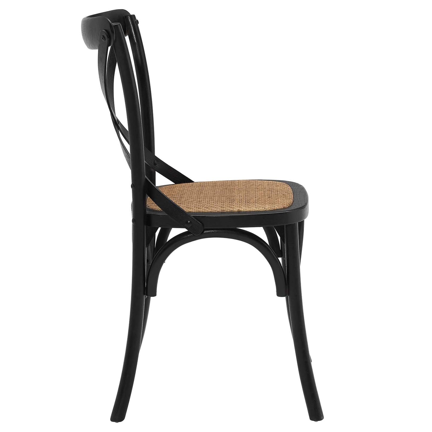 Chair | Gear Dining Side Chair | Rustic-Contemporary | Exposed Wooden Backrest | Tapered Legs | Fully Assembled | Country Cottages & Urban Homes | casafoyer.myshopify.com