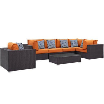 kitchen and dining room sets | CasaFoyer Convene Outdoor Sectional Set | Durable Rattan Weave | Weather-Resistant Cushions | Versatile & Stylish Patio Furniture | casafoyer.myshopify.com