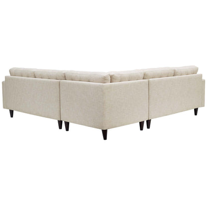 kitchen and dining room sets | CasaFoyer Empress Exquisite Design | 3-Piece Upholstered Fabric Sectional Sofa Set | Beige | casafoyer.myshopify.com