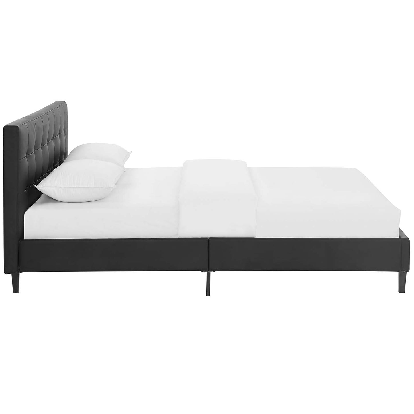 adjustable bed bases | CasaFoyer Linnea Platform Bed | Elegant Faux Leather | Wood Legs | No Box Spring Needed | Accommodates Various Mattress Types | 1300 lbs Weight Capacity | casafoyer.myshopify.com
