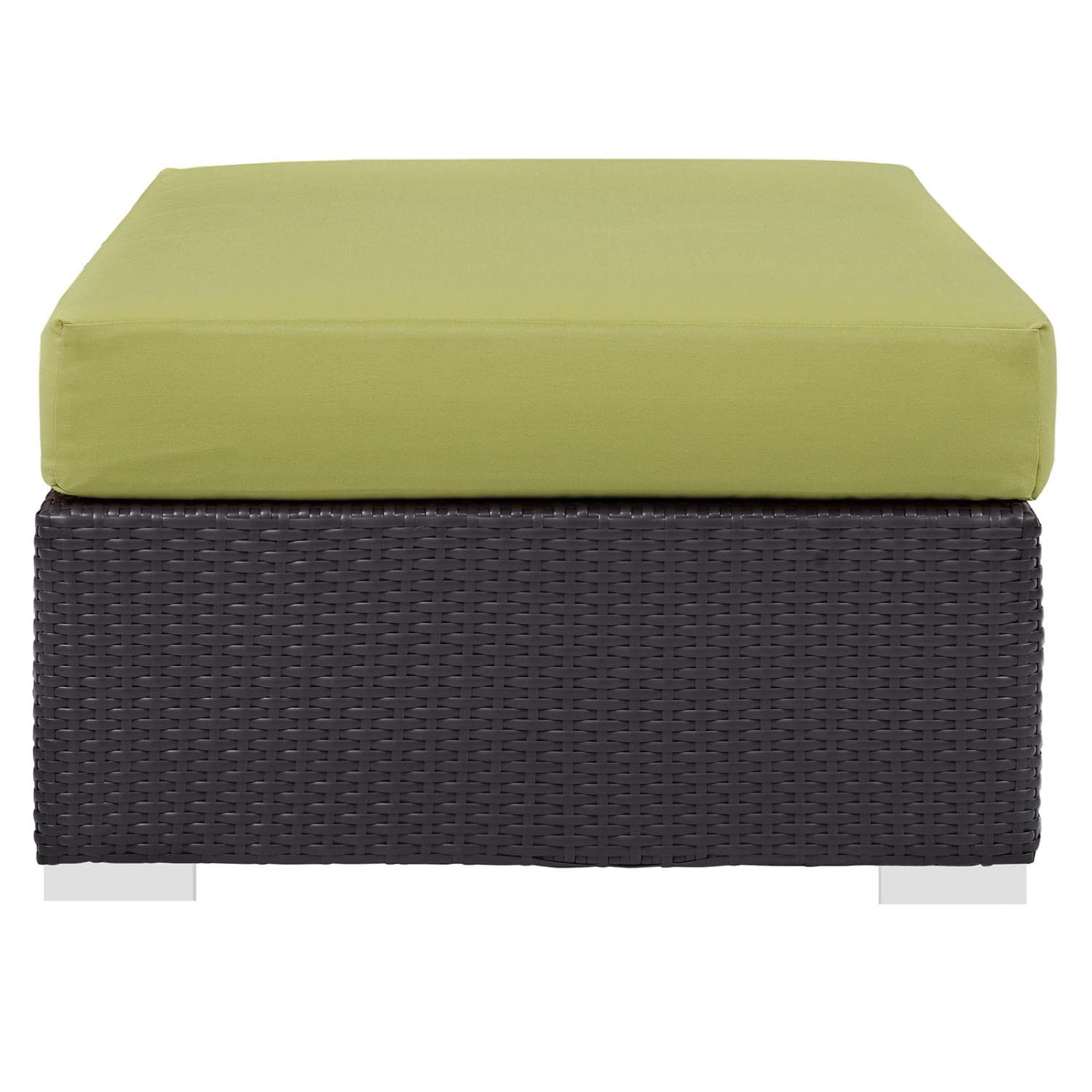 ottomans | CasaFoyer Convene Outdoor Sectional | Durable Rattan Ottoman | All-Weather Cushions | Elevate Your Outdoor Gatherings | casafoyer.myshopify.com