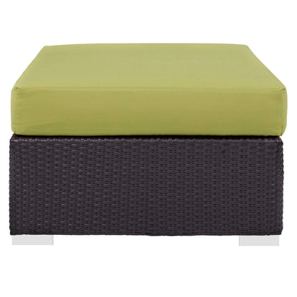 ottomans | CasaFoyer Convene Outdoor Sectional | Durable Rattan Ottoman | All-Weather Cushions | Elevate Your Outdoor Gatherings | casafoyer.myshopify.com