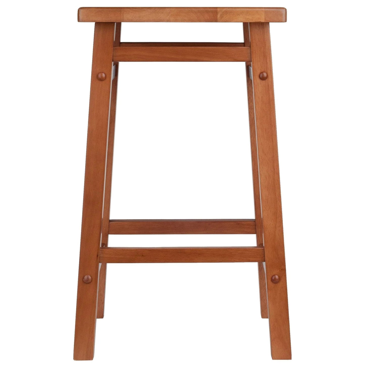 barstools | CasaFoyer  Wood Carter Square Seat Counter Stool | Teak Finish | Stable & Stylish | Bar/Counter Height | 13.9W x 13.9D Seat | Easy Assembly | 24H | casafoyer.myshopify.com
