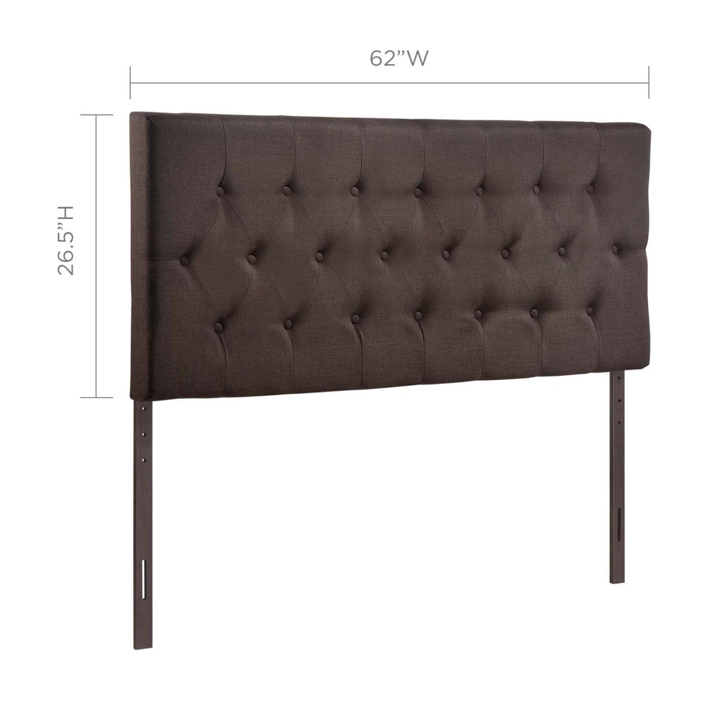 headboards | CasaFoyer  Clique Button Tufted Linen Fabric Upholstered Queen Headboard | Elegant & Durable Design | Restful Night's Sleep | casafoyer.myshopify.com