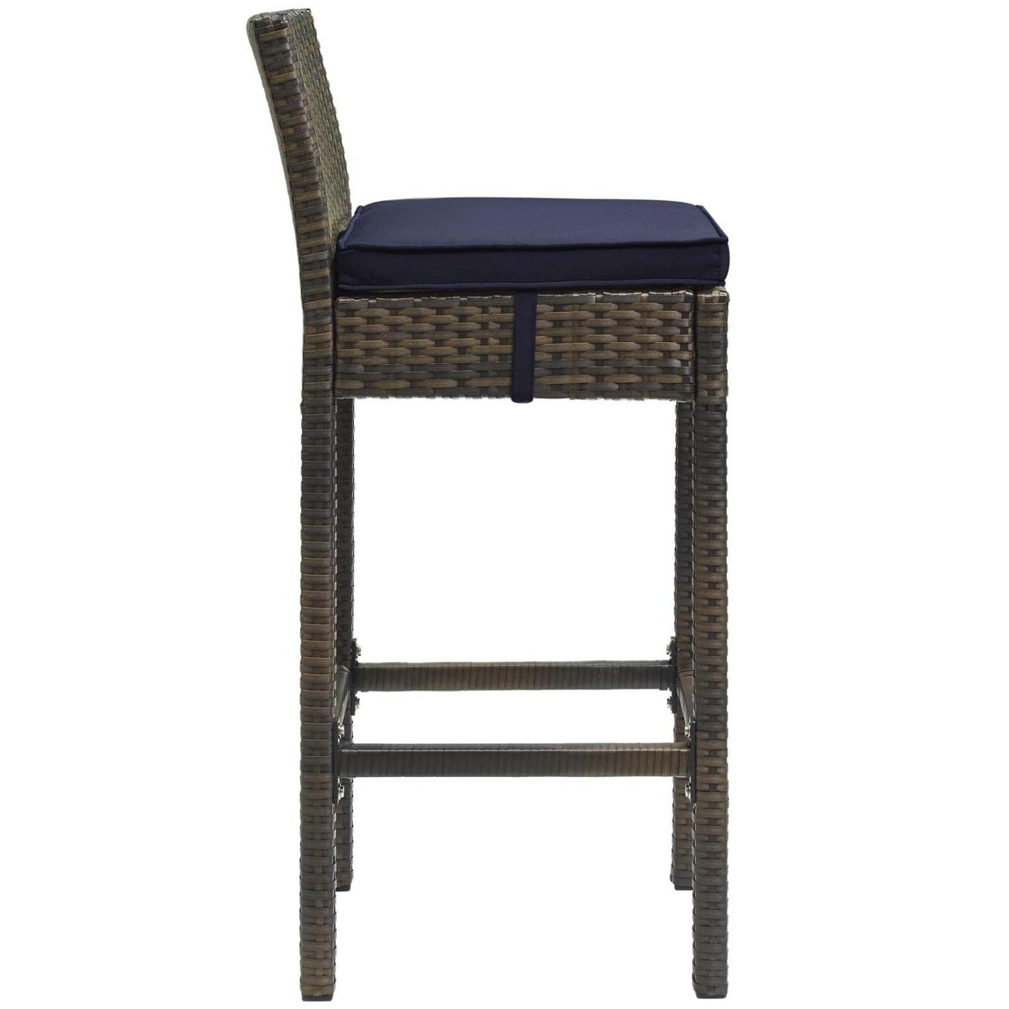 home office desk chairs | CasaFoyer Conduit Outdoor Patio Bar Stool | Stylish & Durable Wicker Rattan Design | Weatherproof & Comfortable | Perfect for Outdoor Dining & Entertaining | casafoyer.myshopify.com