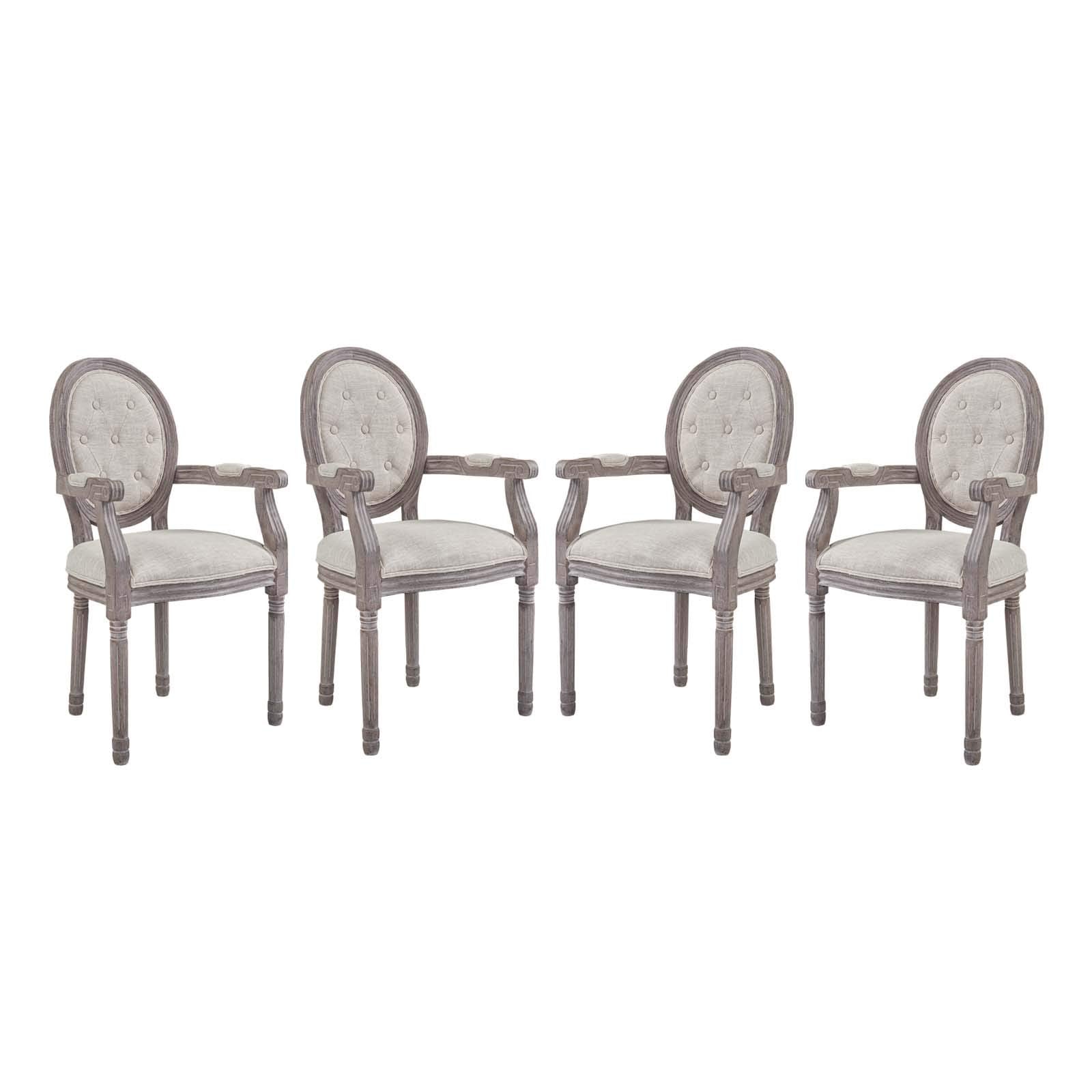 home office desk chairs | CasaFoyer Arise Dining Armchair Set of 4 | Luxurious Elegance | Fluted Wood Frame | Button Tufted Diamond Trim | Upholstered Fabric | Vintage French Aesthetic | casafoyer.myshopify.com