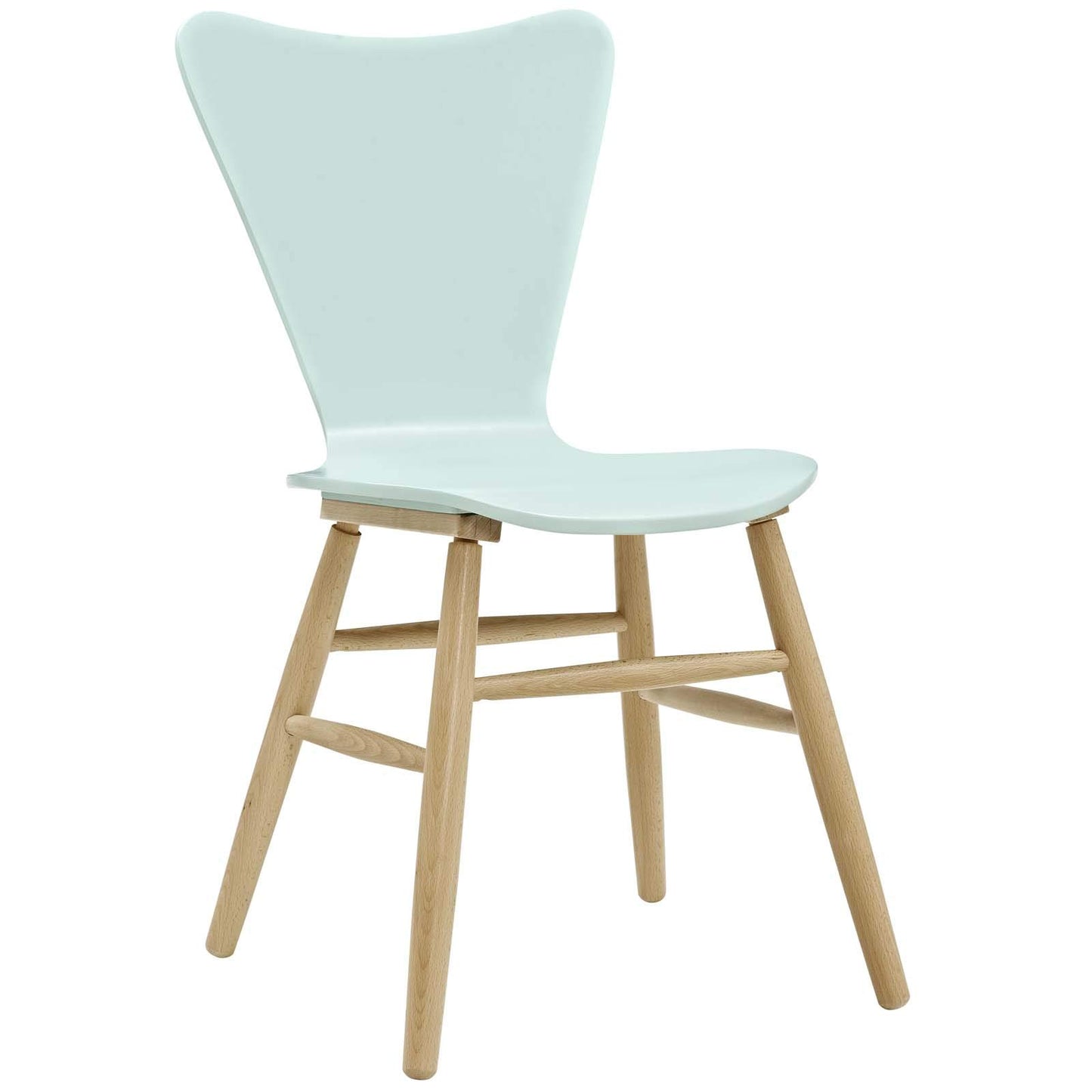 home office desk chairs | CasaFoyer Cascade Dining Chair Set of 4 | Mid-Century Modern Design | Contoured Waterfall Seat | Flared Back | Painted Bentwood | Beechwood Legs | 331lb Weight Capacity | casafoyer.myshopify.com