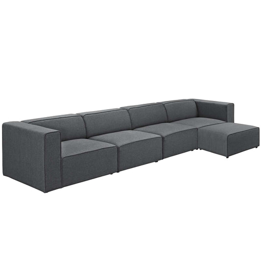 kitchen and dining room sets | CasaFoyer Mingle 5-Piece Modular Sectional Sofa Set | Ultimate Comfort | Spacious Design | Gray Upholstered Fabric | Adjustable | Ideal for Modern Decors | casafoyer.myshopify.com