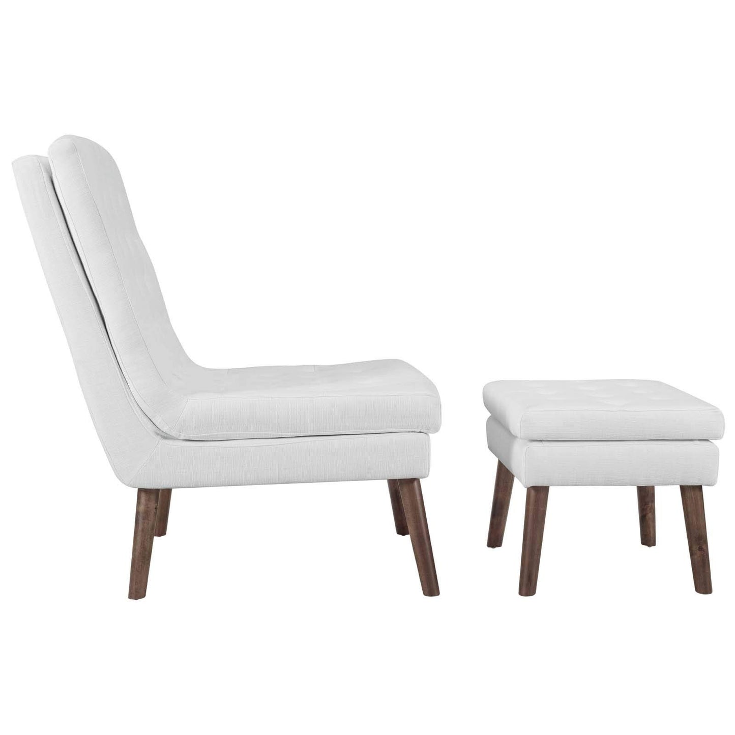 ottomans | CasaFoyer Modify Upholstered Lounge Chair & Ottoman Set | Plush Seating | Elegant Design | Wood Dowel Legs | Supports up to 331 lbs | casafoyer.myshopify.com