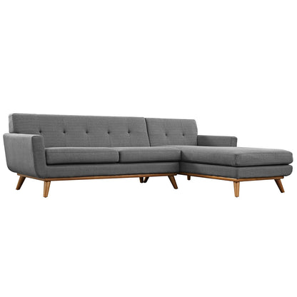 sofas | CasaFoyer Engage Living Room Set | Cozy Lounging Experience | Sloping Curves | Dual Cushions | Perfect for Relaxation, Coffee, Brunch | Eye-Catching Buttons | Sturdy Frame | Includes Loveseat & Chaise | casafoyer.myshopify.com