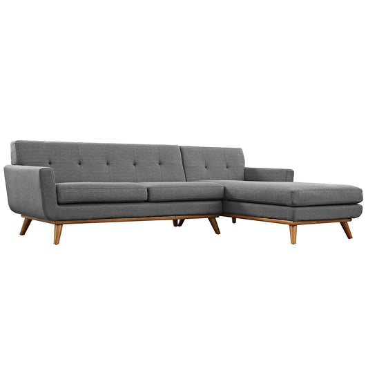 sofas | CasaFoyer Engage Living Room Set | Cozy Lounging Experience | Sloping Curves | Dual Cushions | Perfect for Relaxation, Coffee, Brunch | Eye-Catching Buttons | Sturdy Frame | Includes Loveseat & Chaise | casafoyer.myshopify.com